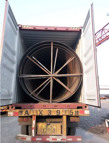 Stor diameter 64 tommer blødt stål SSAW Spiralsvejset rør til olie/råolie