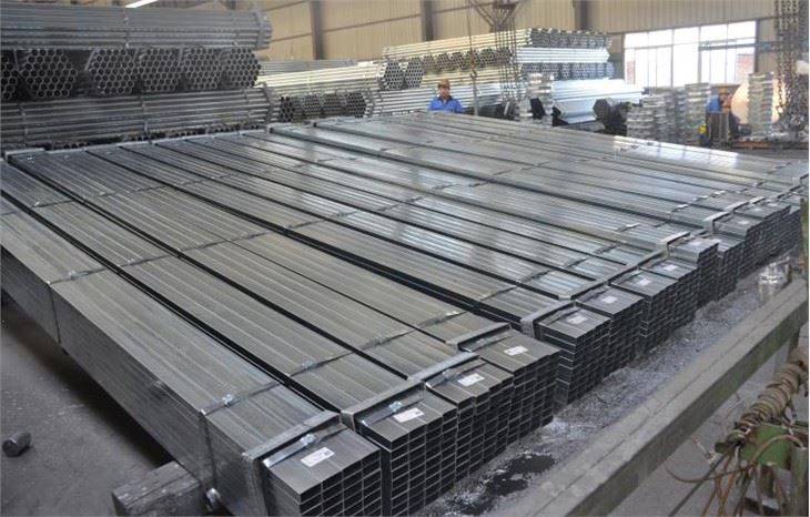 BS1387 Galvaniseret SHS hul sektion