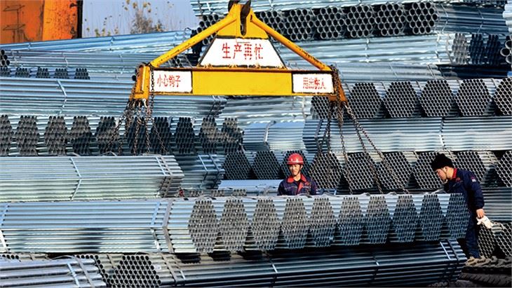 JIS standard galvaniseret GI stilladsrør 48,6*2,4*6000 mm
